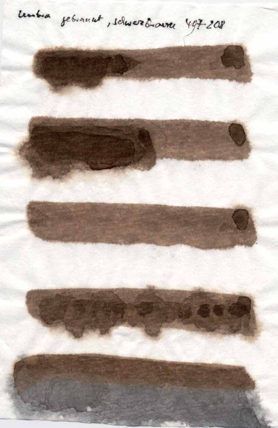 Kremer akvarel - pálená umbra, tmavě hnědá (plast, 3 x 1,8 x 1 cm)